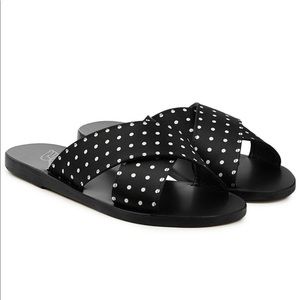 Ancient Greek Polka Dot Thais Sandals - sz 39